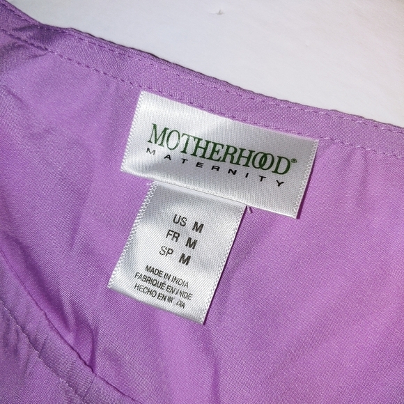 Motherhood Maternity Lavender Top M - Picture 2 of 6